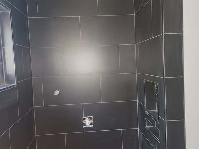 After Bathroom Wall Tile Installation