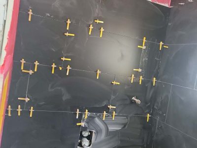 Before Bathroom Wall Tile Installation