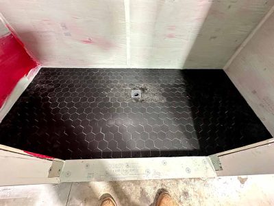 New Bathroom Tile Installation