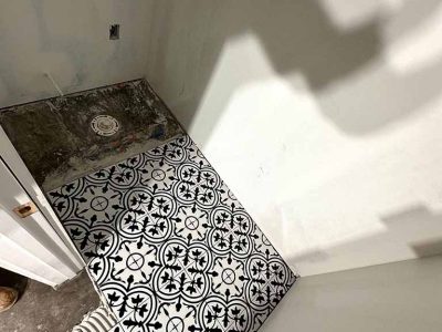 New Bathroom Tiles