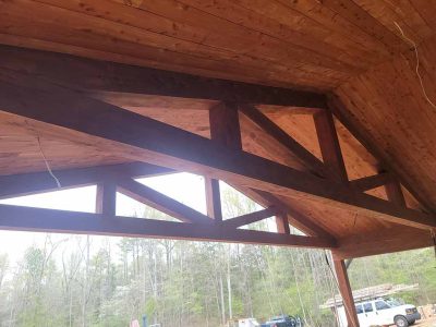 Pavilion Frame Installation