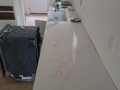 Quartz Countertop Installation
